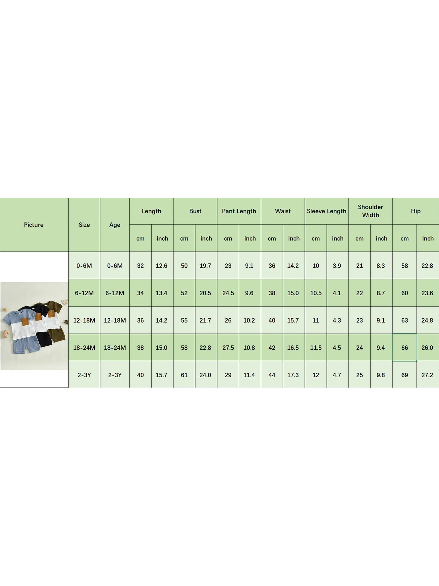 Infant Boy Printed T-Shirt & Elastic Shorts Set - Summer Outfit — view 6 of infant sets