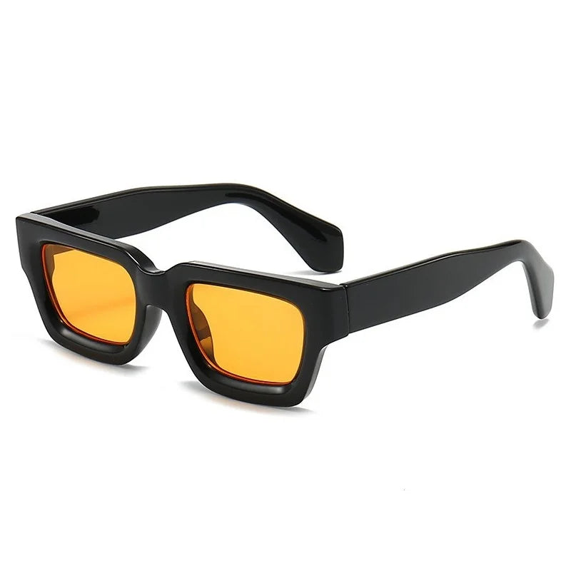 Classic Square Sunglasses Men Vintage — Designer Trend Luxury Driving Punk UV400 Shades — view 6 of sunglasses