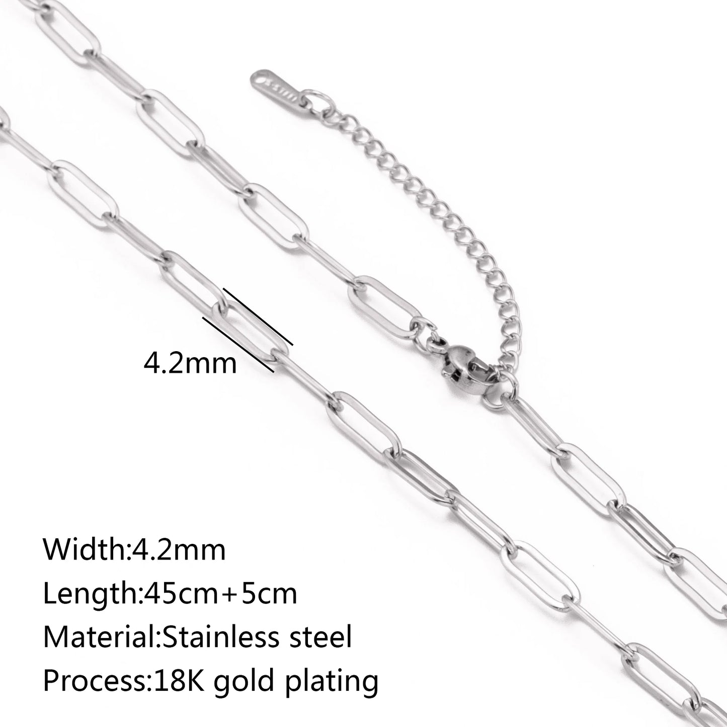 Unisex 5pc 18K Gold Cuba Cross Chain Necklace Set — PVD Plated Steel Jewelry