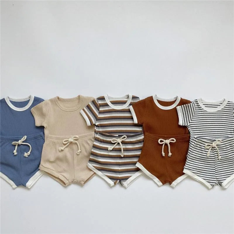 Toddler Boy Summer T-Shirt & Shorts Set - 2-Piece Short Sleeve Outfit — view 1 of toddler sets