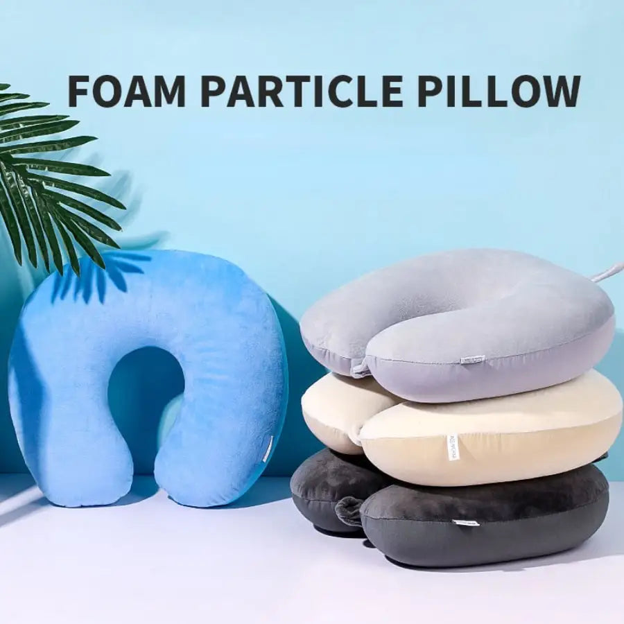 Travel Neck Pillow — Memory-Support Airplane & Car Travel Pillow — view 3 of travel
