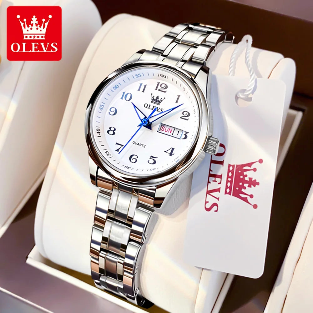 OLEVS Women's Quartz Watch — Fashion Ladies Luxury Wristwatch — view 10 of watches