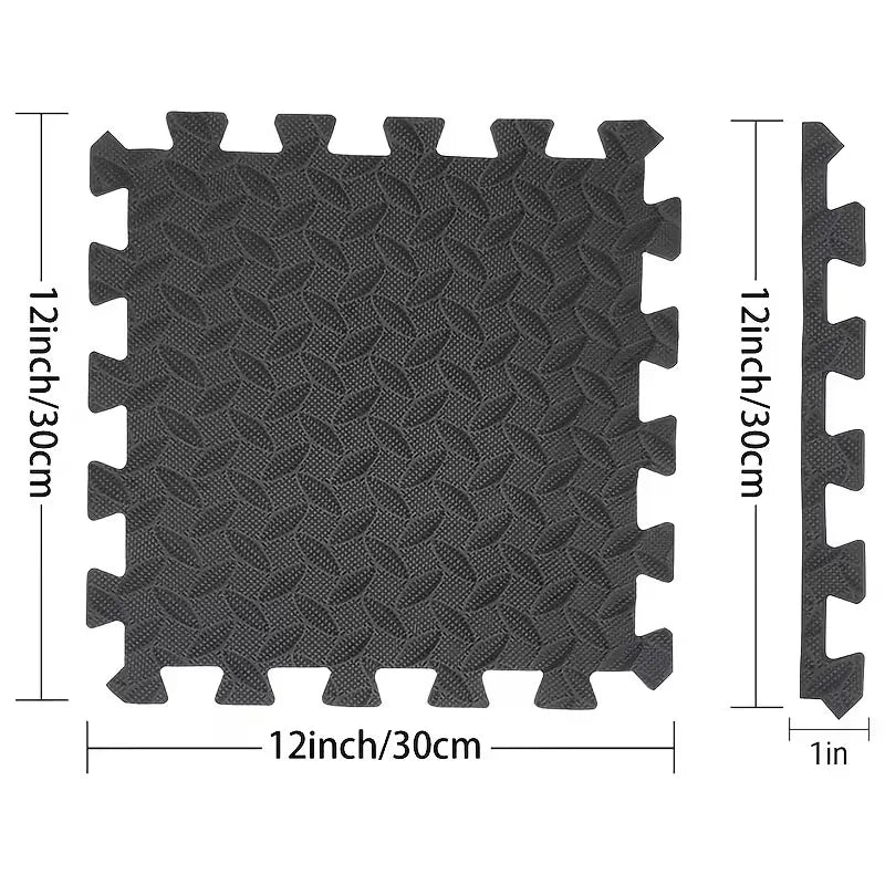 Yoga Mat — 16-Piece Interlocking EVA Gym Floor Mat, Puzzle Workout Tiles — view 5 of sports & fitness