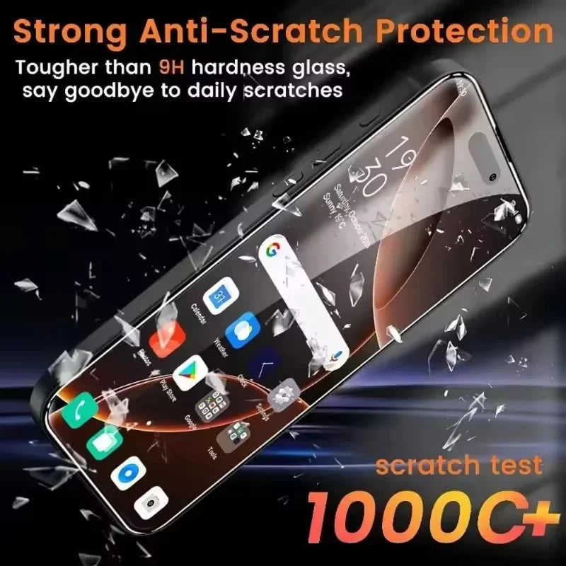 3Pcs Oleophobic Easy-Install Screen Protector for iPhone 17/16/15 Pro Max Matte — view 4 of screen protectors