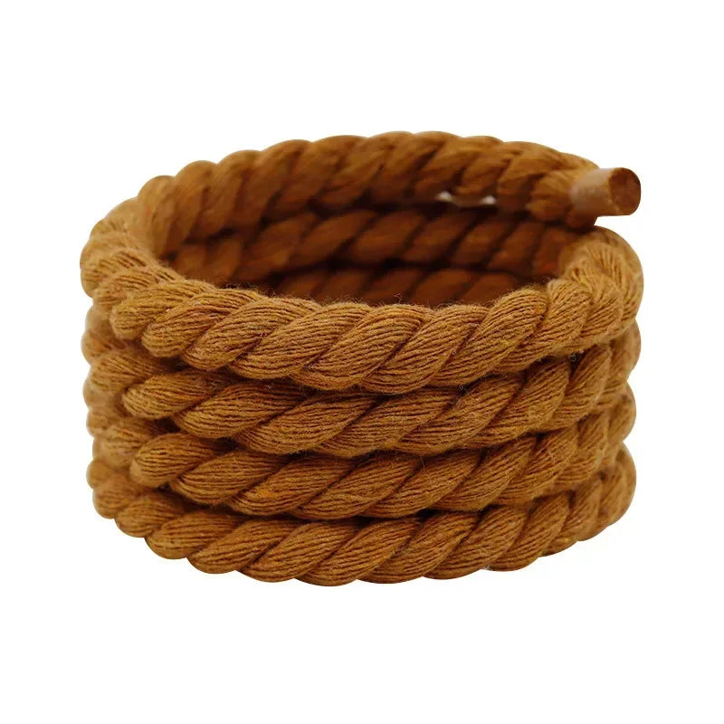 Round Cotton Shoelaces — Thick Colorful Sneaker Laces (1 Pair) — view 14 of shoe accessories