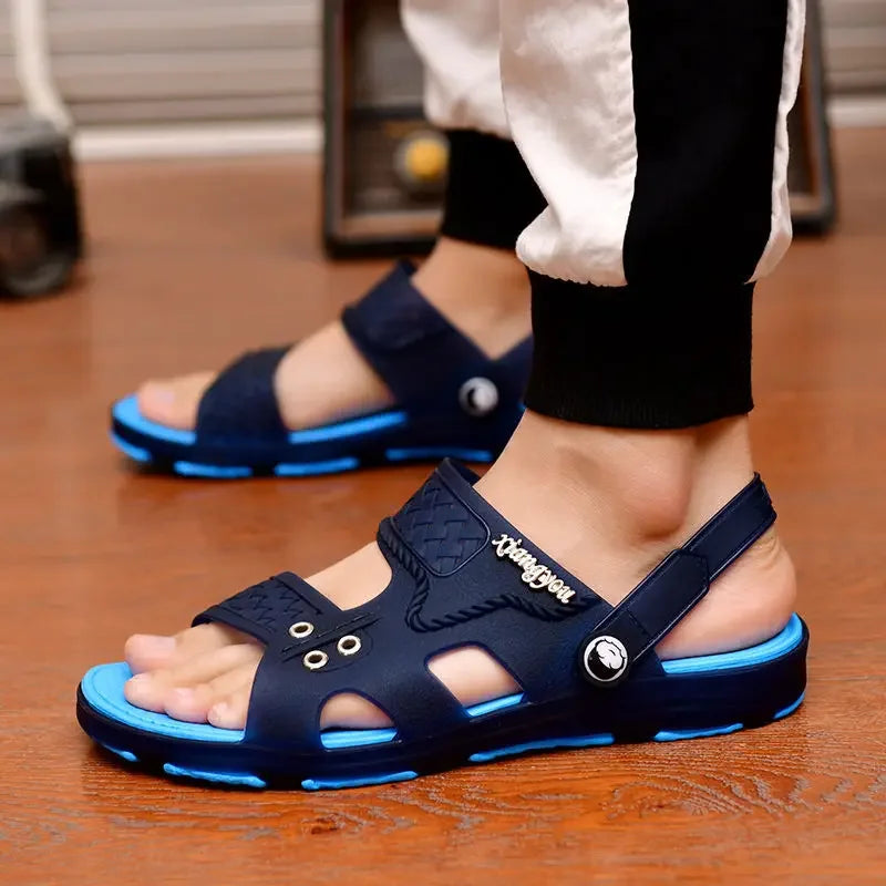 Sandals & Slides — Men's Outdoor Beach Slippers, Anti-Slip Peep-Toe Slip-On — view 2 of sandals & slides