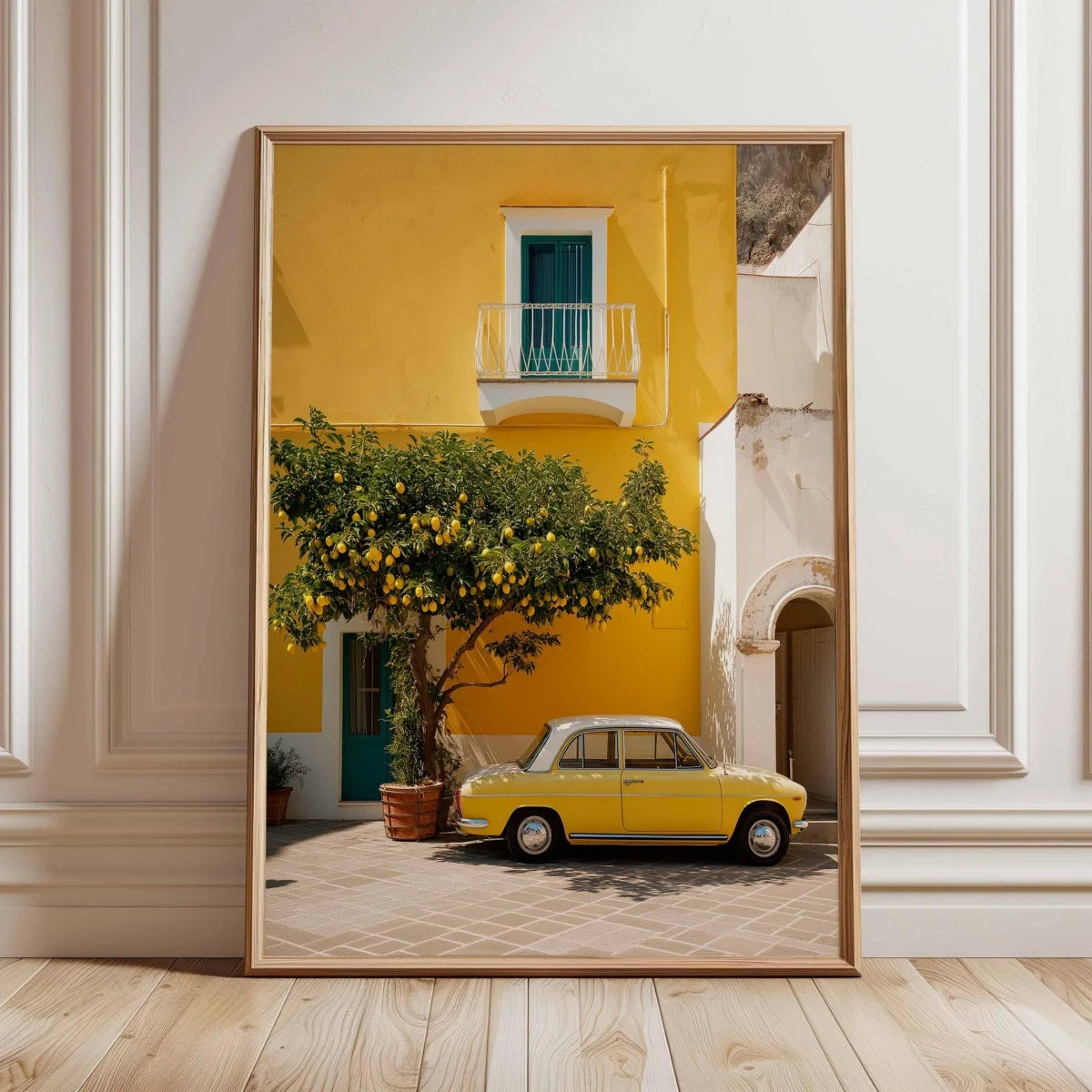 Italian Lemon Tree Canvas Poster &mdash; Cottagecore Landscape Spring Wall Art for Home Decor — view 15 of wall art & prints