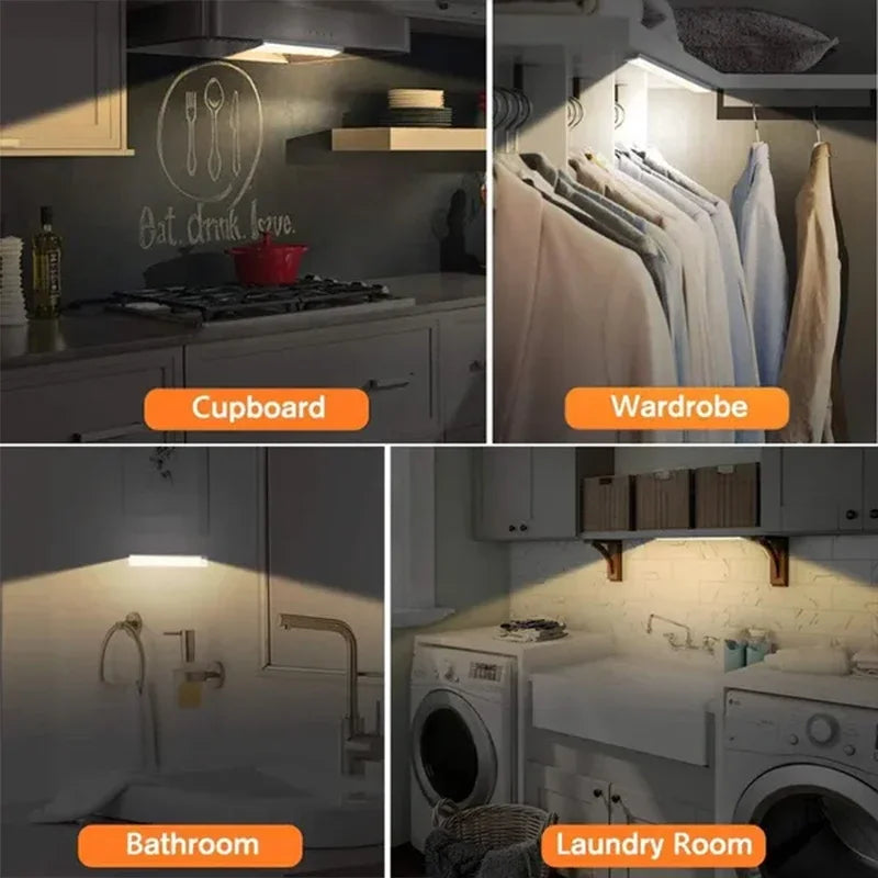 Under-Cabinet Kitchen Light &mdash; Motion Sensor USB Rechargeable Magnetic Strip for Wardrobe &amp; Cupboards — view 6 of led &amp; smart lighting