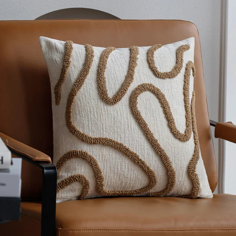 Boho Chenille Throw Pillow Cover &mdash; 45&times;45 cm Soft Geometric Decorative Cushion Case — view 13 of cushion covers & pillow cases