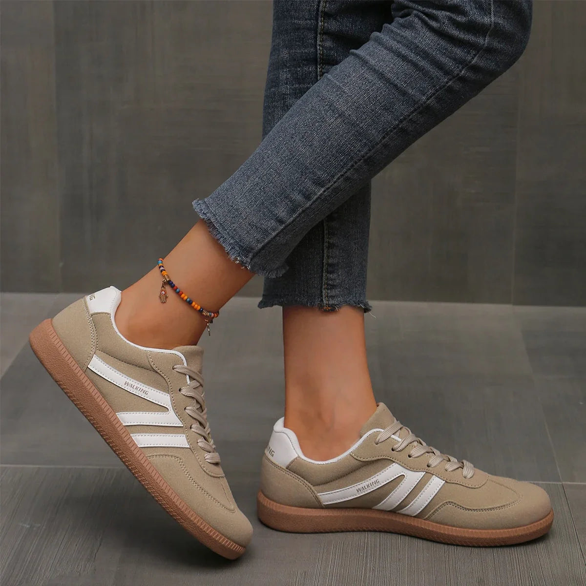 Women's Slip-On Sneakers — Luxury Flat Loafer Style Soft Lightweight Comfort — view 4 of sneakers