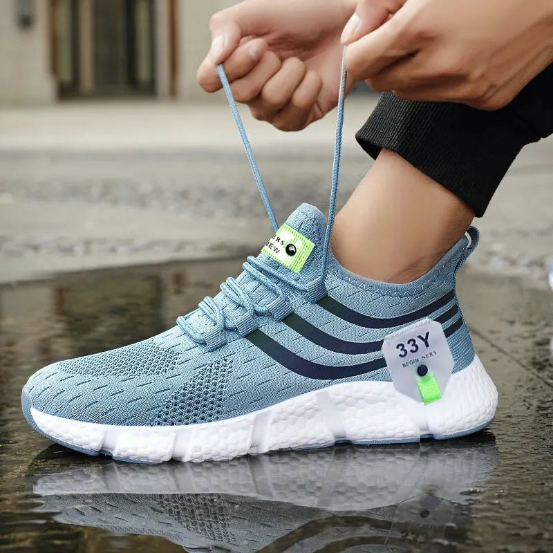 Men's Mesh Sport Sneakers — Breathable Lightweight Outdoor Running Trainers — view 7 of sneakers