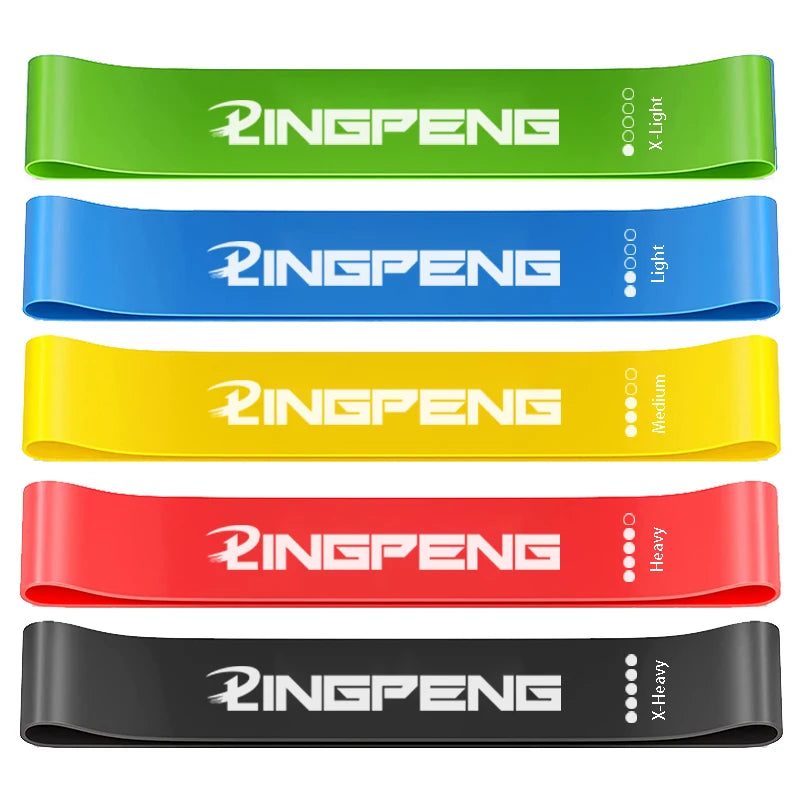 Resistance Bands — Stretch Loop Band Set, 5-Level Physical Therapy Bands