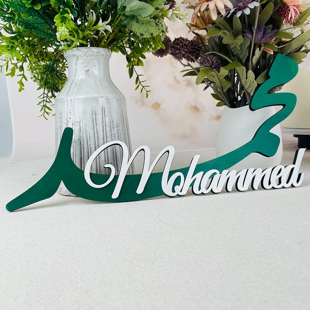 Home Decor Customized Arabic Name Letters — Personalized Wall Decor for Wedding, Eid & Nursery — view 4 of home decor