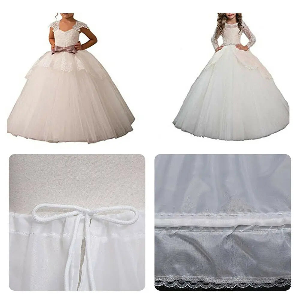 Girls Christmas Princess Tutu Petticoat - Tulle Underskirt for Dresses — view 2 of petticoats