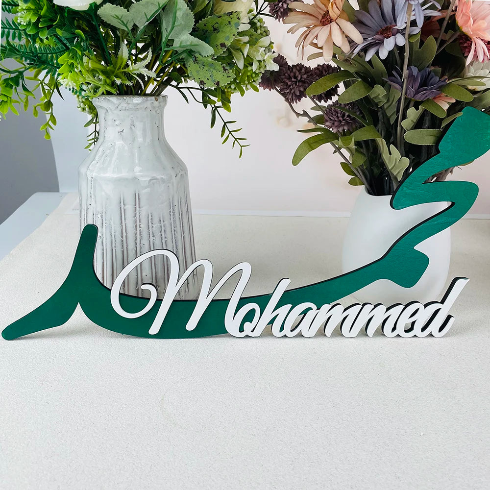 Home Decor Customized Arabic Name Letters — Personalized Wall Decor for Wedding, Eid & Nursery — view 5 of home decor