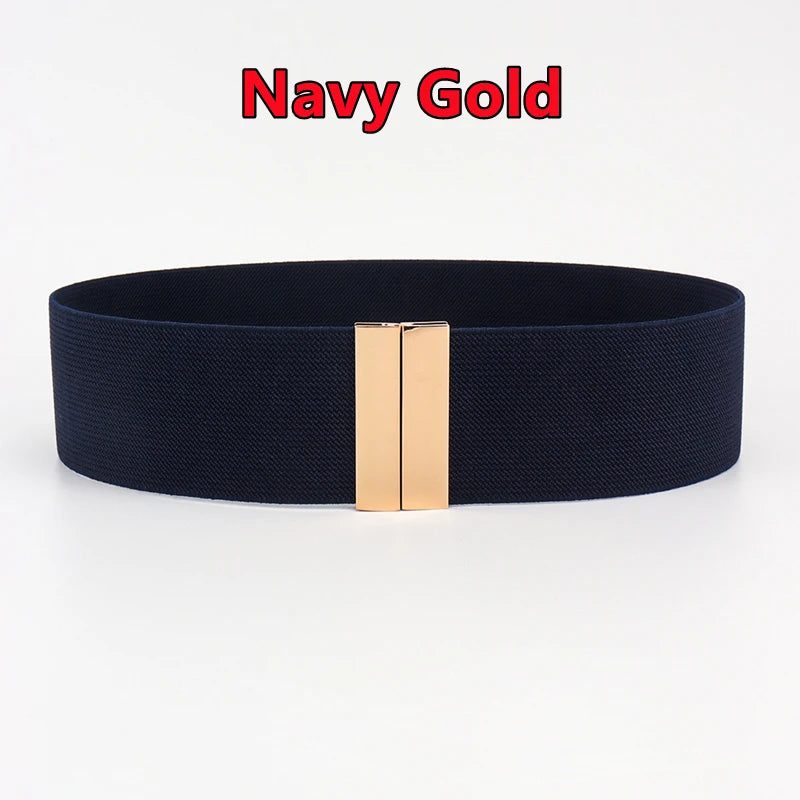 Belts Wide Elastic Women's Waist Belt — Cinch Coat & Dress Belt with Buckle — view 15 of belts