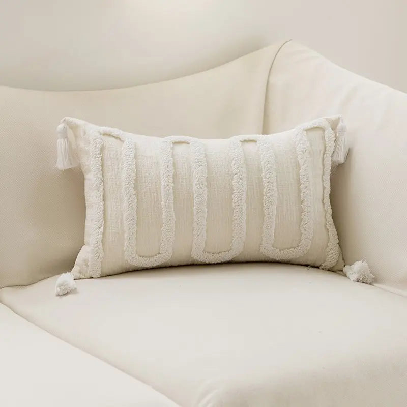 Boho Chenille Throw Pillow Cover &mdash; 45&times;45 cm Soft Geometric Decorative Cushion Case — view 10 of cushion covers & pillow cases