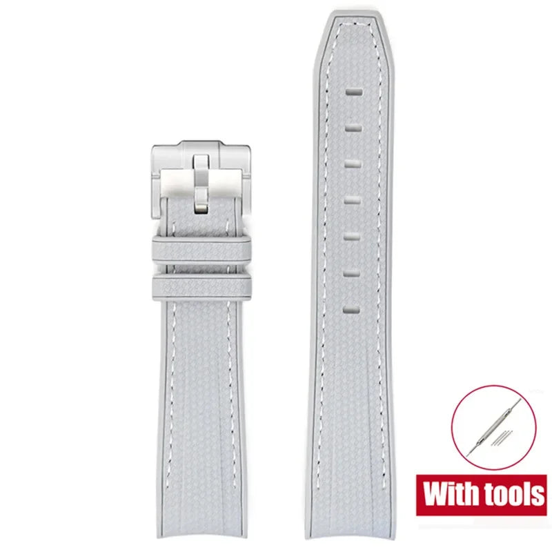 MoonSwatch Diving Strap — 20mm Curved-End Rubber Watch Band for Omega x Swatch
