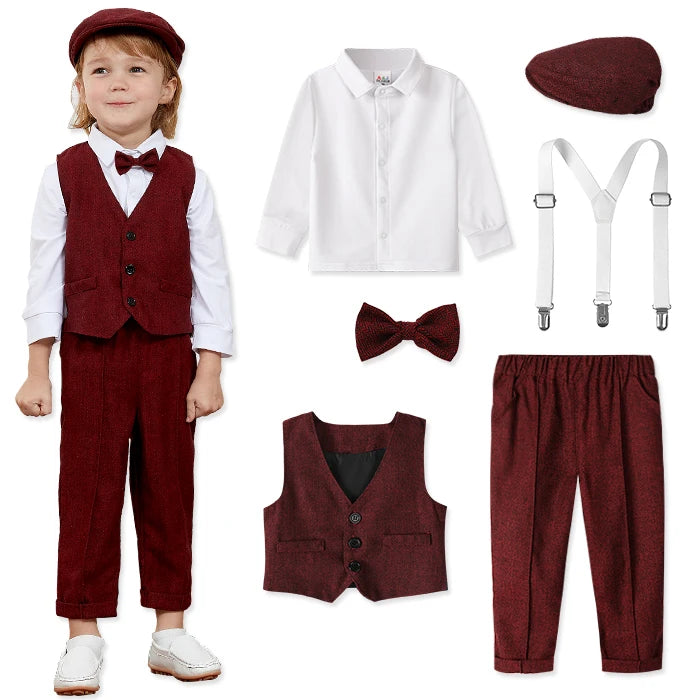 Baby Boy Baptism Outfit – Infant Gentleman Suit for Easter, Party, Wedding, and Ceremony