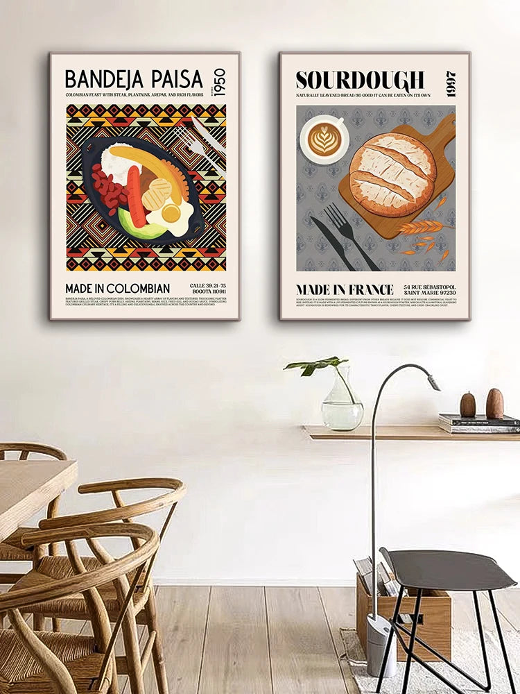 Delicious World Cuisine Canvas Poster &mdash; Pho, Ramen &amp; Tapas Wall Art for Kitchen Decor — view 5 of wall art & prints