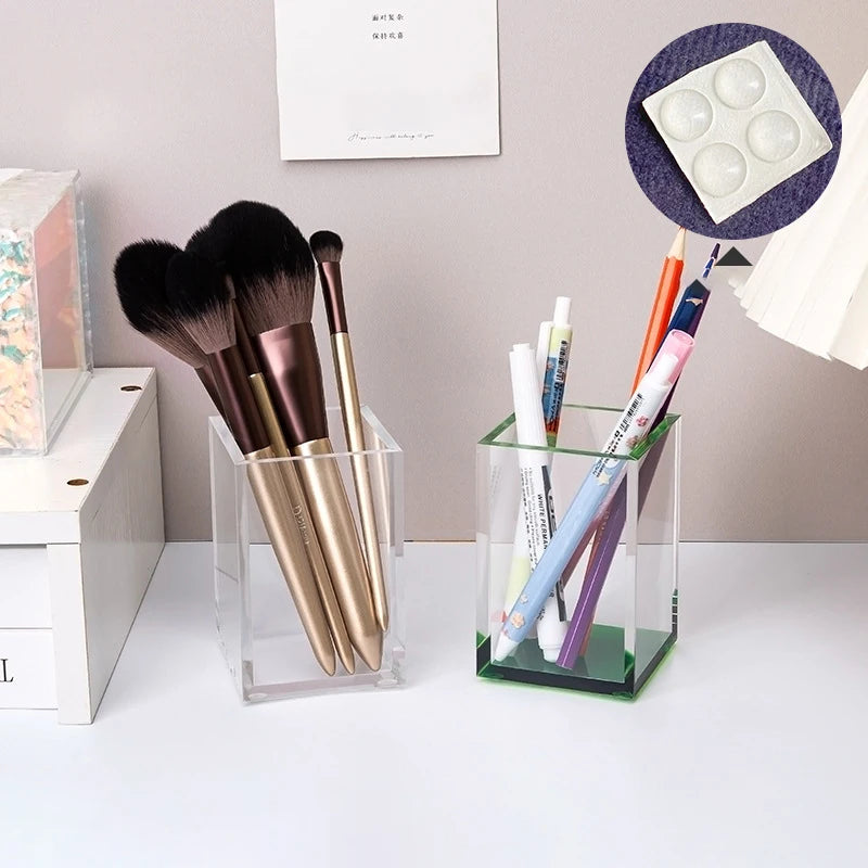 Acrylic Makeup Brush Holder,Cosmetic Brush Storage Organizer,Pencil Pen Holder Cup,Accessories for Office School Home Supplies — view 2 of beauty persona care