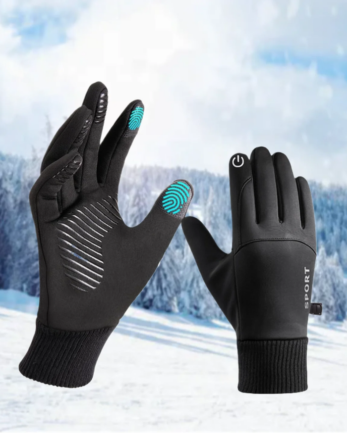 Winter Gloves Thermal Water-Resistant Touchscreen — Windproof Driving Running Ski Riding Gloves — view 1 of gloves