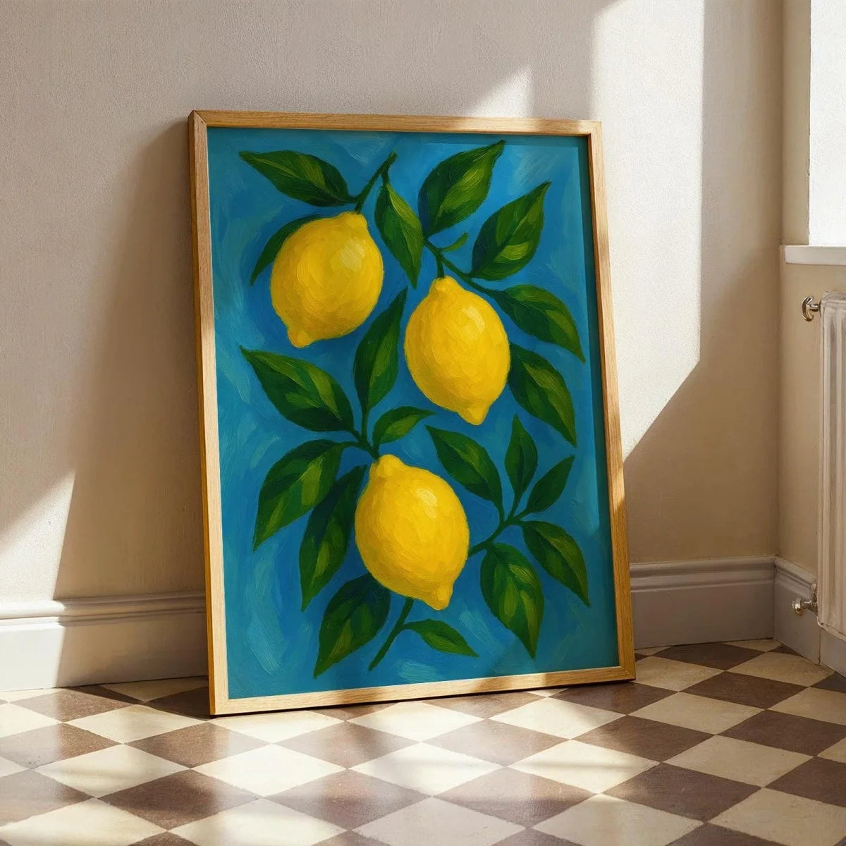 Italian Lemon Tree Canvas Poster &mdash; Cottagecore Landscape Spring Wall Art for Home Decor — view 8 of wall art & prints