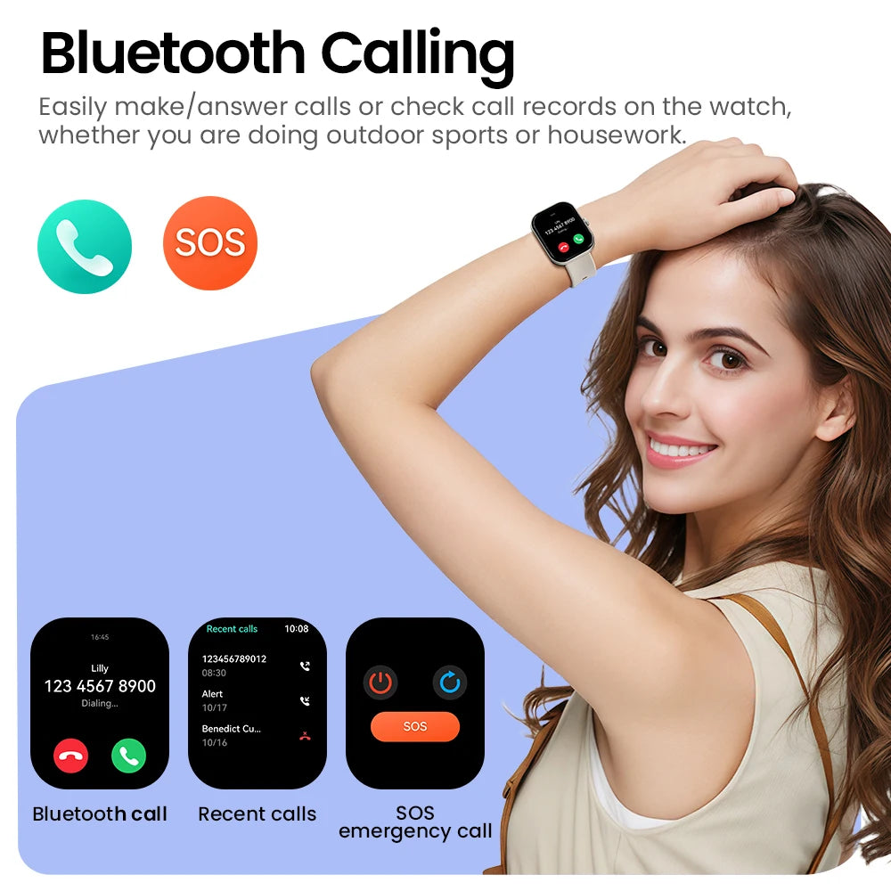 HAYLOU Watch S6 Men's Smart Watch — Voice Calling IP68 Waterproof Health Smartwatch — view 4 of smart watches