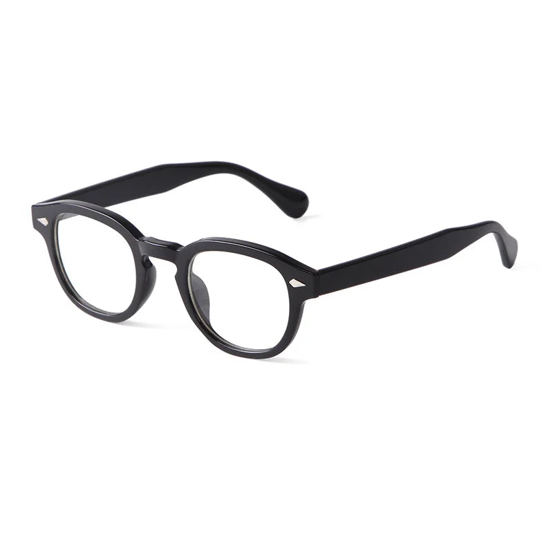 Vintage Round Shell Sunglasses for Women, Retro Rivet, UV400