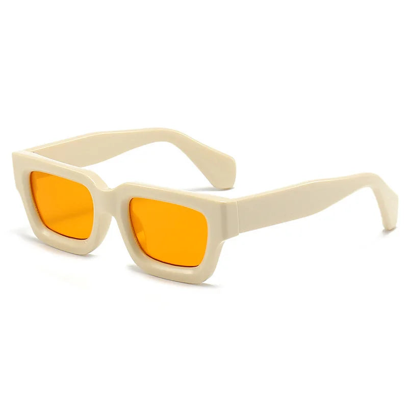 Classic Square Sunglasses Men Vintage — Designer Trend Luxury Driving Punk UV400 Shades — view 7 of sunglasses