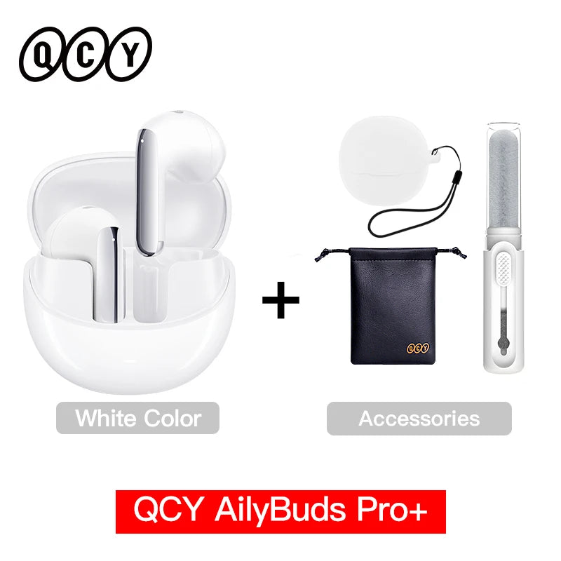 QCY HT10 AilyBuds Pro+ ANC Wireless Earphone Hi-Res Audio with LDAC Bluetooth 5.3 Earbuds 6 Mic AI HD Call Multipoint Connection — view 10 of product