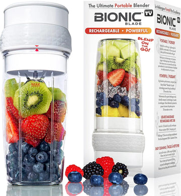 Bionic Blade Cordless Portable Blender (16.5oz) – Rechargeable 18,000 RPM BPA-Free Smoothie Maker — view 1 of home & kitchen