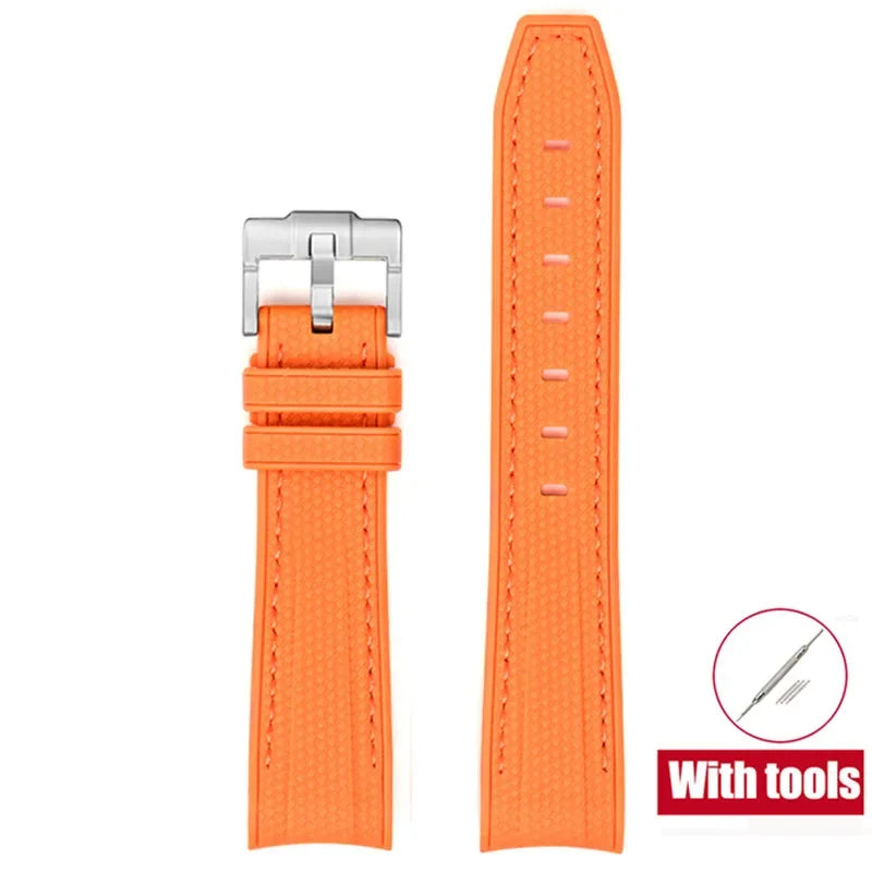 MoonSwatch Diving Strap — 20mm Curved-End Rubber Watch Band for Omega x Swatch