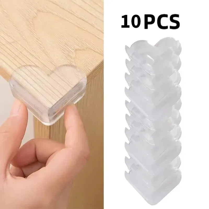 Transparent Baby Edge Protection Strip - Anti-Bump Furniture Guard with Tape — view 17 of baby safety