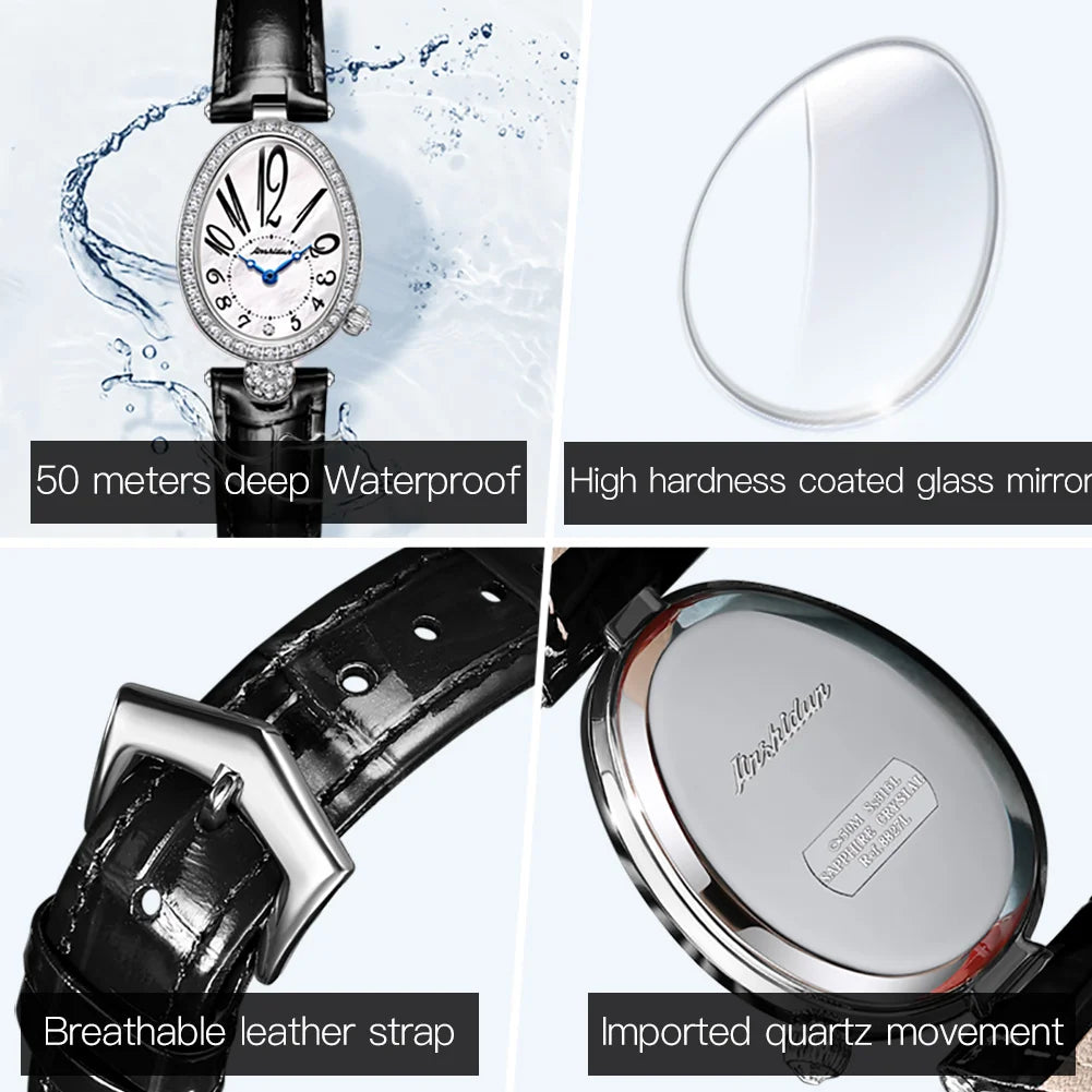 JSDUN 8827 Women's Mechanical Watch — Luxury Fashion Automatic Wristwatch — view 6 of watches