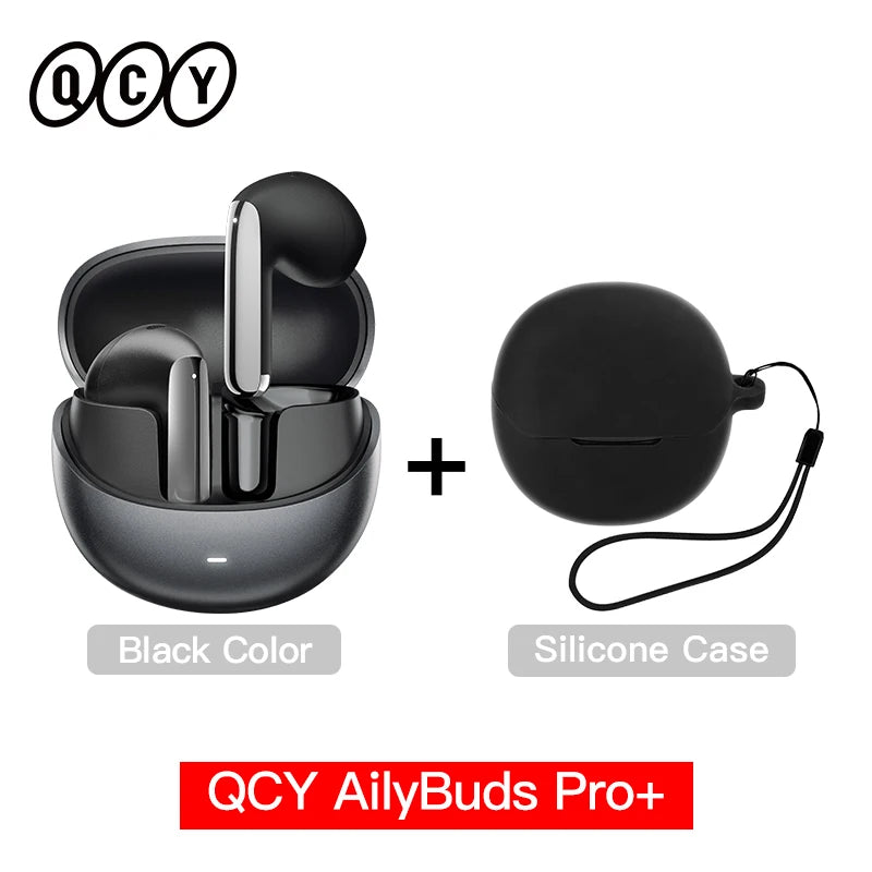 QCY HT10 AilyBuds Pro+ ANC Wireless Earphone Hi-Res Audio with LDAC Bluetooth 5.3 Earbuds 6 Mic AI HD Call Multipoint Connection — view 16 of product