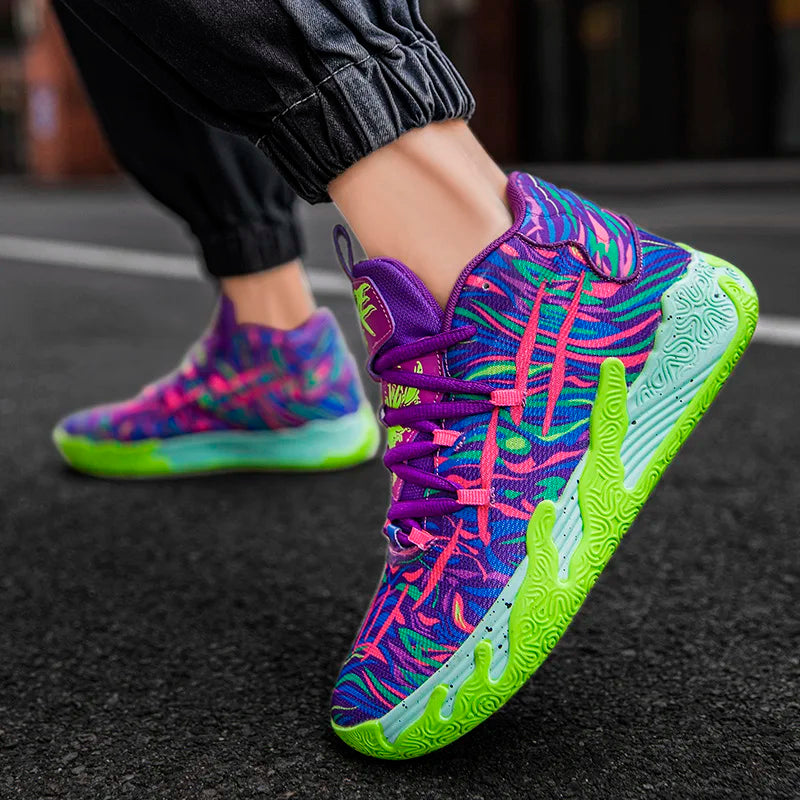 Men's Basketball Sneakers — Breathable Comfortable Training Court Sport Shoes — view 6 of sneakers