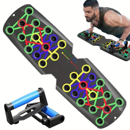 28-in-1 Push-Up Rack Board System, Home Gym Workout Trainer — product photo 1
