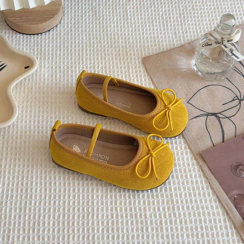 Flats & Ballet — Kids Bowtie Ballet Flats, Non-Slip Soft-Sole Toddler Dress Shoes — view 4 of flats & ballet
