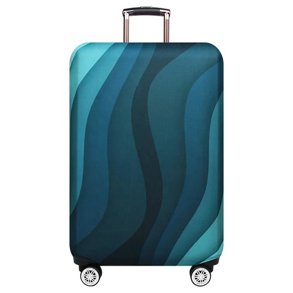 Luggage Cover Stretch Fabric Suitcase Protector Baggage Dust Case Cover Suitable for18-32 Inch Suitcase Case Travel \[p';[[l — view 17 of product