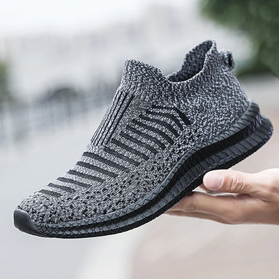 All-Season Men's Breathable Walking Shoes — Anti-Slip Outdoor Slip-On Casual Sneakers — view 1 of sneakers