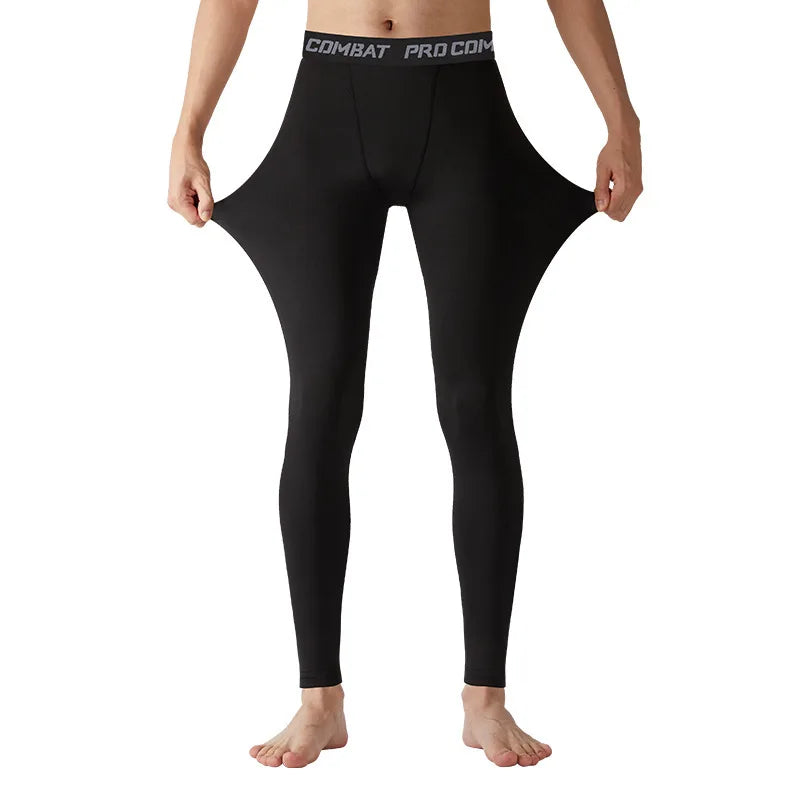 Men’s Compression Pants — Quick-Dry Running Baselayer Tights — view 4 of sports & fitness