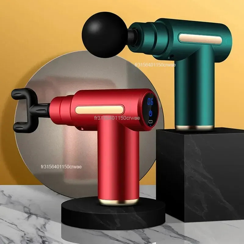 Mini Muscle Massage Gun Protable Body Massager Deep Handheld Percussion Massager for Body Back and Neck Leg — view 5 of electronics & gadgets