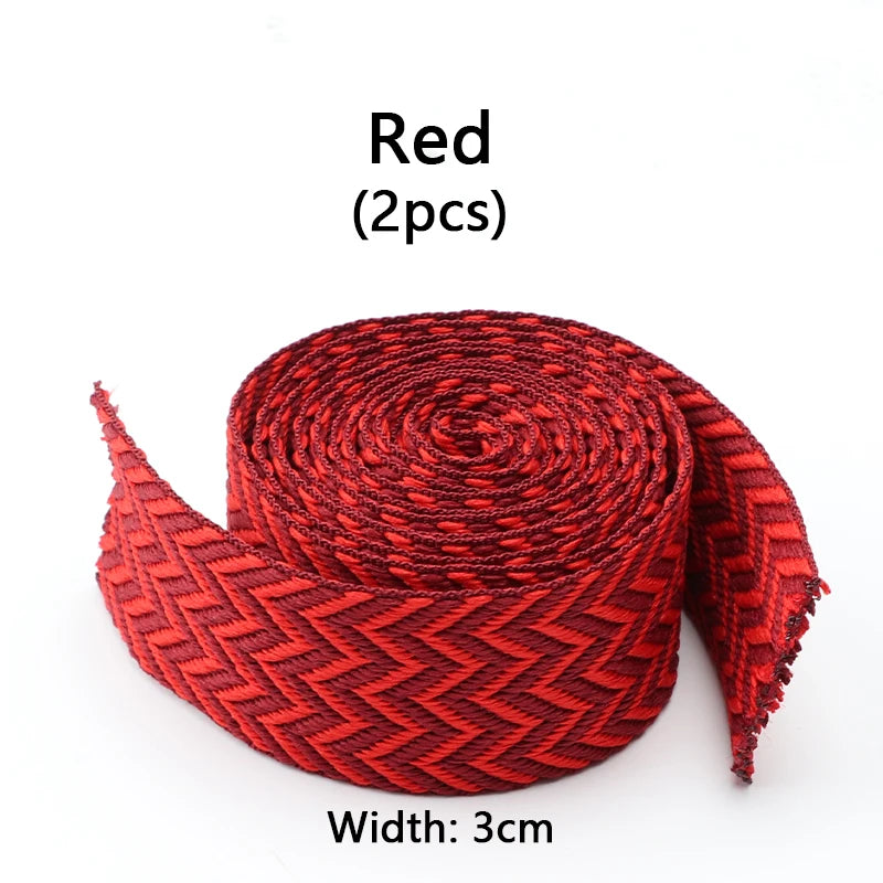 Designer-Look Flat Shoelaces — Chevron Pattern Sneaker Laces