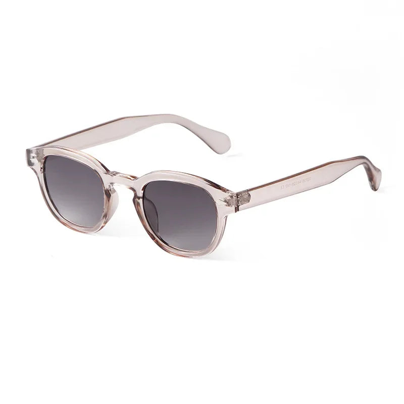 Vintage Round Shell Sunglasses for Women, Retro Rivet, UV400 — view 14 of sunglasses