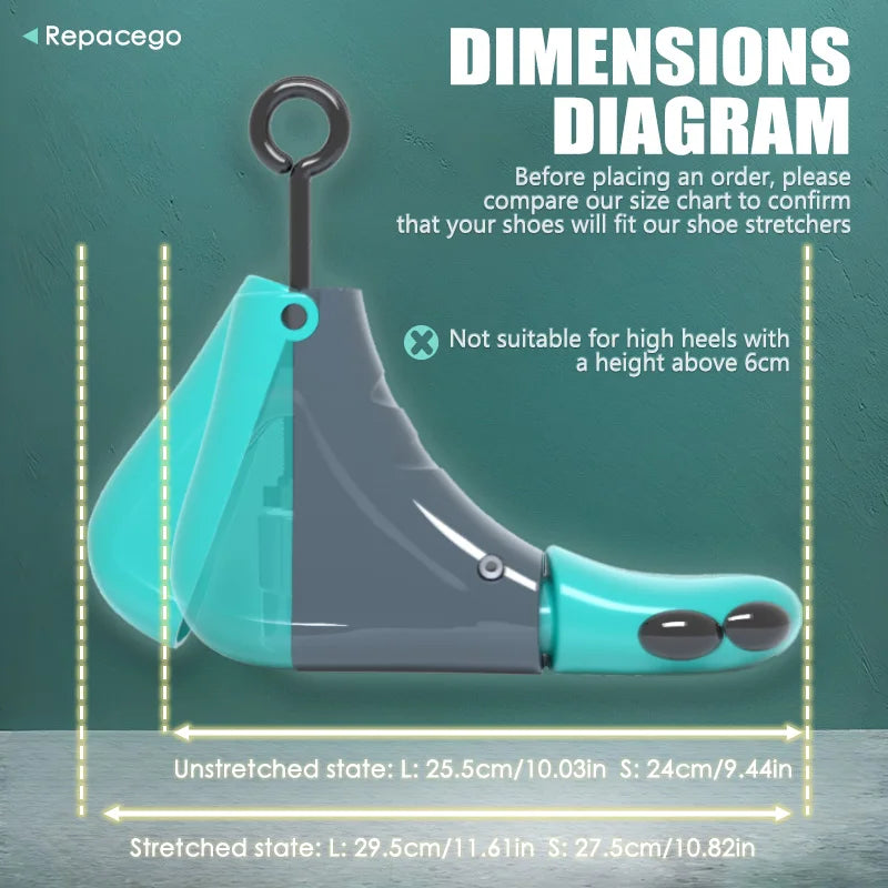 Adjustable Shoe Stretcher — Universal Shoe Tree for Men & Women — view 6 of shoe accessories