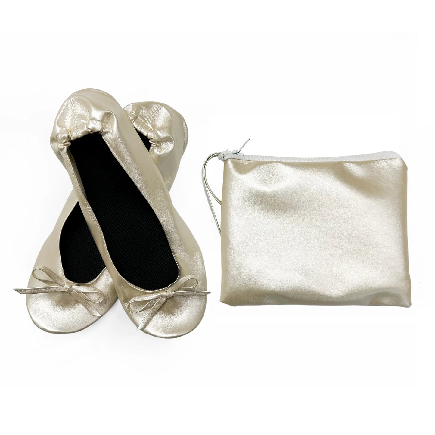 Flats & Ballet — Foldable Roll-Up Ballet Flats, Portable Purse-Size Travel Slippers — view 12 of flats & ballet
