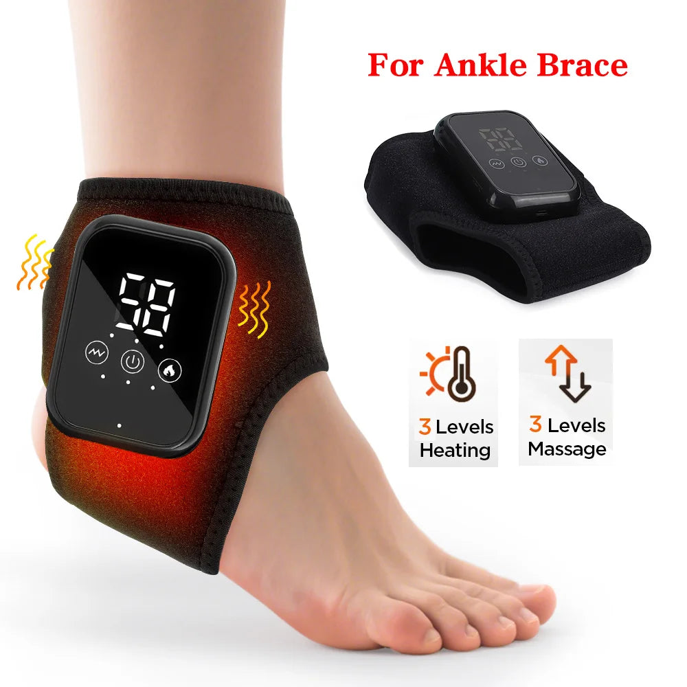 Electric Heating Wrist Guard — Vibration Massage for Carpal Tunnel Relief — view 8 of braces & support