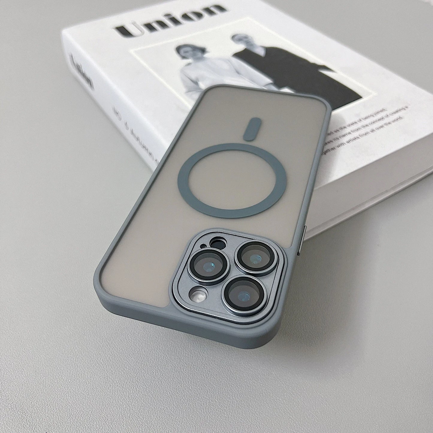 Magnetic Matte Translucent Armor MagSafe Case for iPhone 11–17 Pro Max — view 9 of phone cases