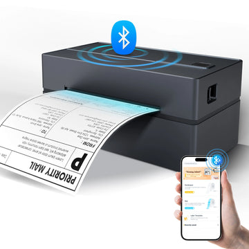 Portable Thermal Label Printer 4x6 (203DPI) – No Ink Bluetooth/USB Shipping Label Maker — view 1 of electronics & gadgets